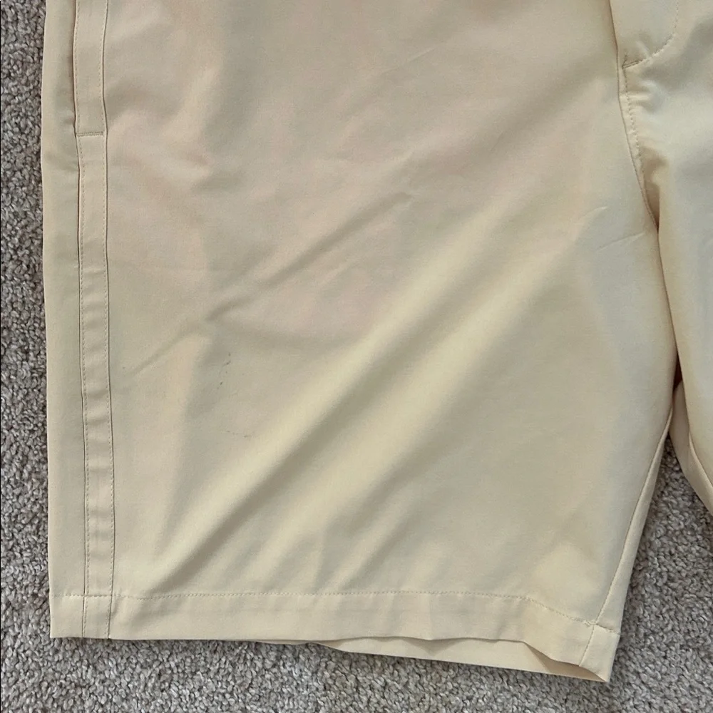 Pins & Aces Performance Stretch Golf Shorts - Yellow